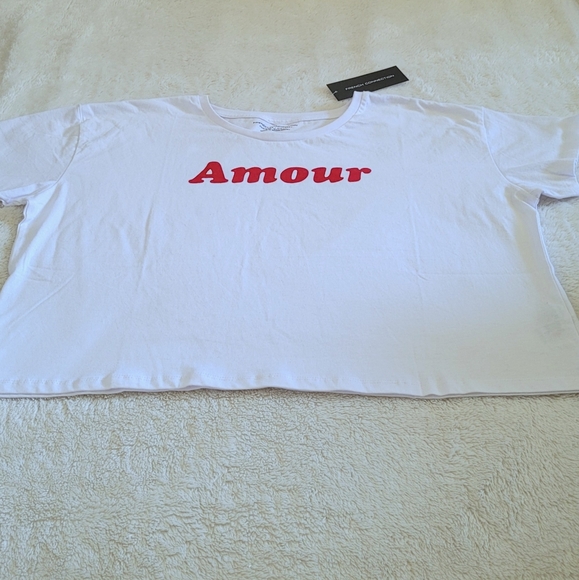 French🇫🇷 Connection "Amour"♥️ Tee - NWT - Picture 9 of 11